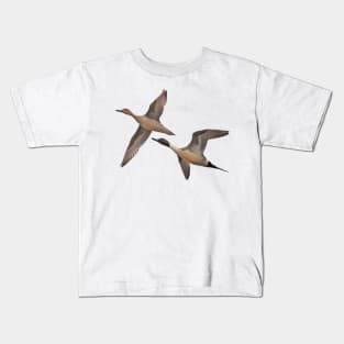 Pintails in the Sky Kids T-Shirt